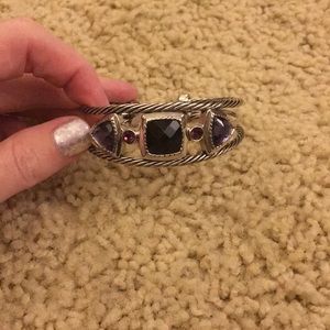 Lia Sophia jeweled cuff bracelet